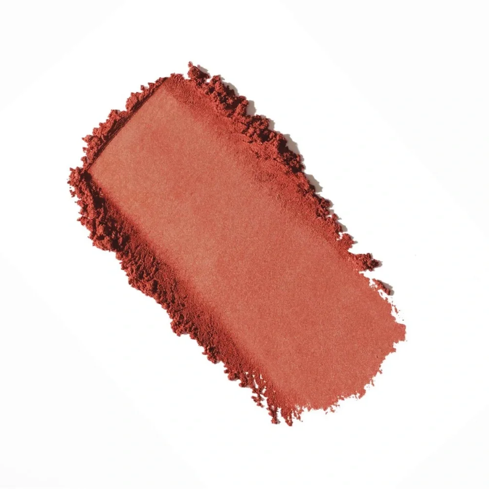 🆕 Jane Iredale PurePressed Sunset Shimmer Blush Compact - Guava w/Gold Shimmer
